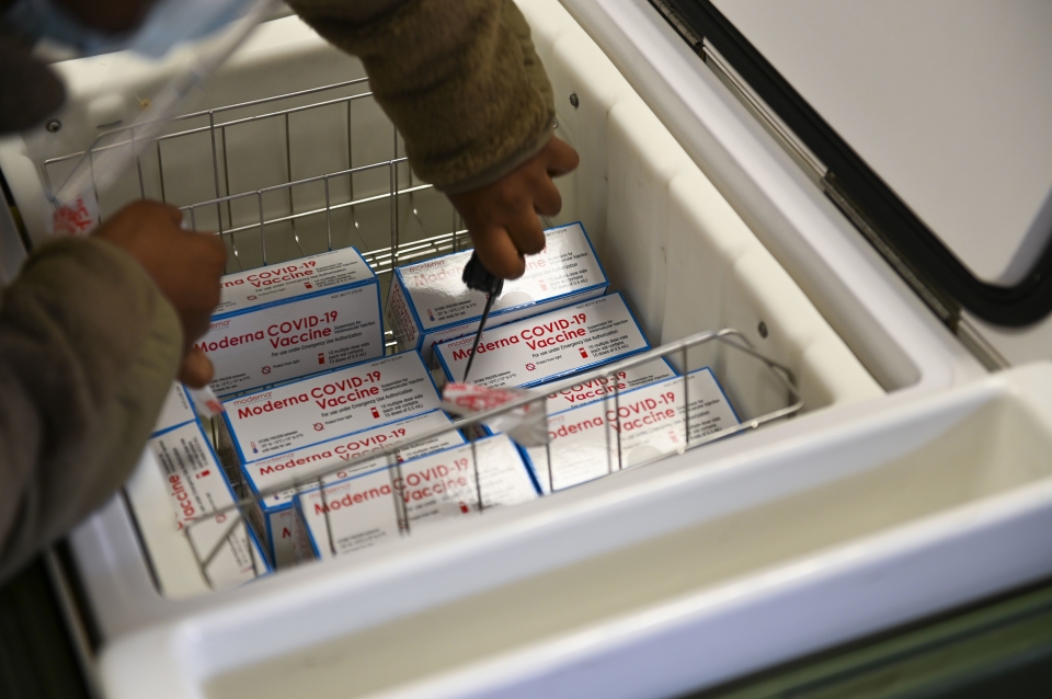 주한미군이 접종할 백신, 자료제공: 주한미군사령부
