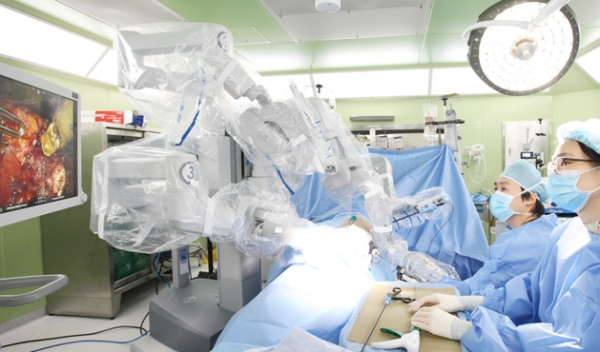 전립선암 로봇수술 장면 (사진제공: 강북삼성병원)