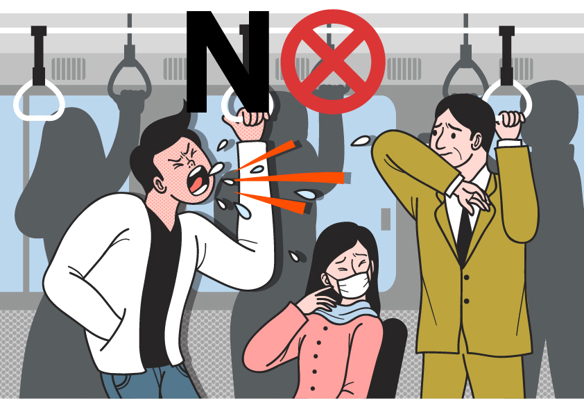 공기 감염은 마스크로 막지 못할 가능성도 있다, 제작: 강지명