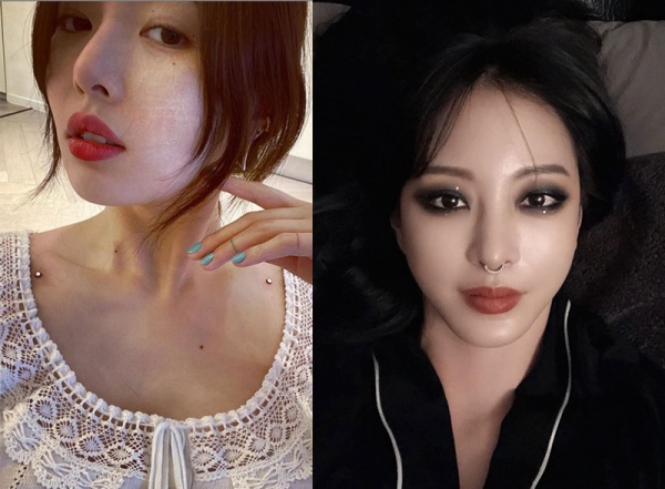 사진제공: 가수 현아∙ 탤런트 한예슬 인스타그램